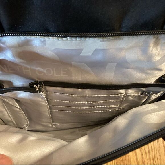 Kenneth Cole Reaction Black Nylon Tote Bag - Picture 5 of 11